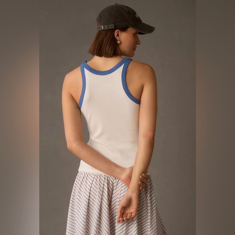 Anthropologie Pilcro Shoulder-Knot Tank Top - Picture 4 of 7